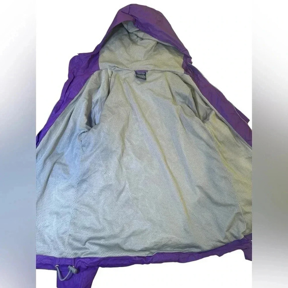 JMU Vintage Purple Full Zip Rain Jacket James Madison University Football Coat - Picture 6 of 15